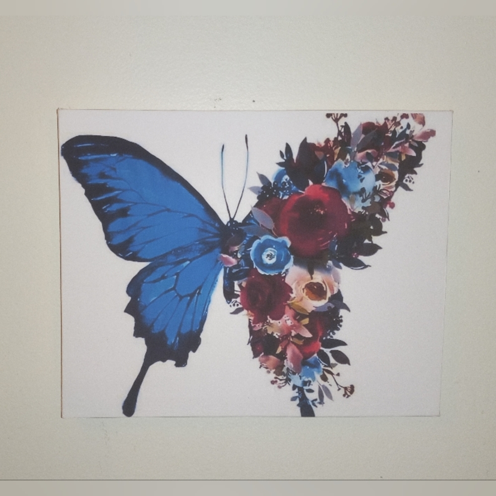 2 Butterfly 8x10 Canvas